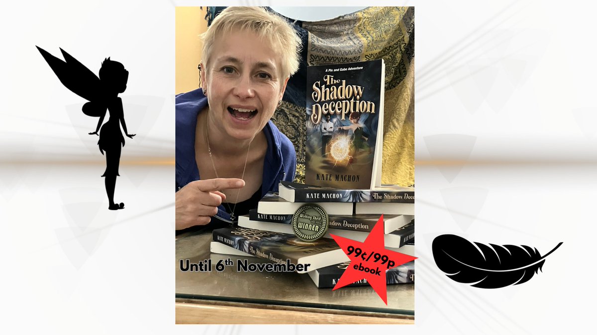 Pixie always leaves glittery footprints on my keyboard when she's been up to monkey #business. Today she reduced her first big story to just 99¢/99p. So if you love her &amp; Gabe's tweet-sized adventures, maybe you'd like 228 pages of them.
#vss365
books2read.com/u/bODv1N