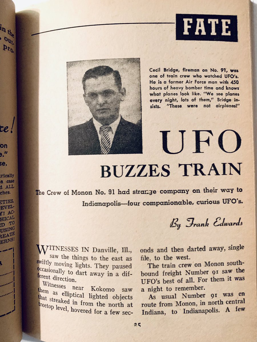 MHuntington7's tweet photo. This famous FATE Magazine issue from 1959 has been newly acquired for the research library! ποΈπΈ #UFOs #UFOX #UFOLibrary #UFOCulture #UFOHistory #Ufology #StudyUFOs π #FATEMagazine https://t.co/prfJwqvTq4
