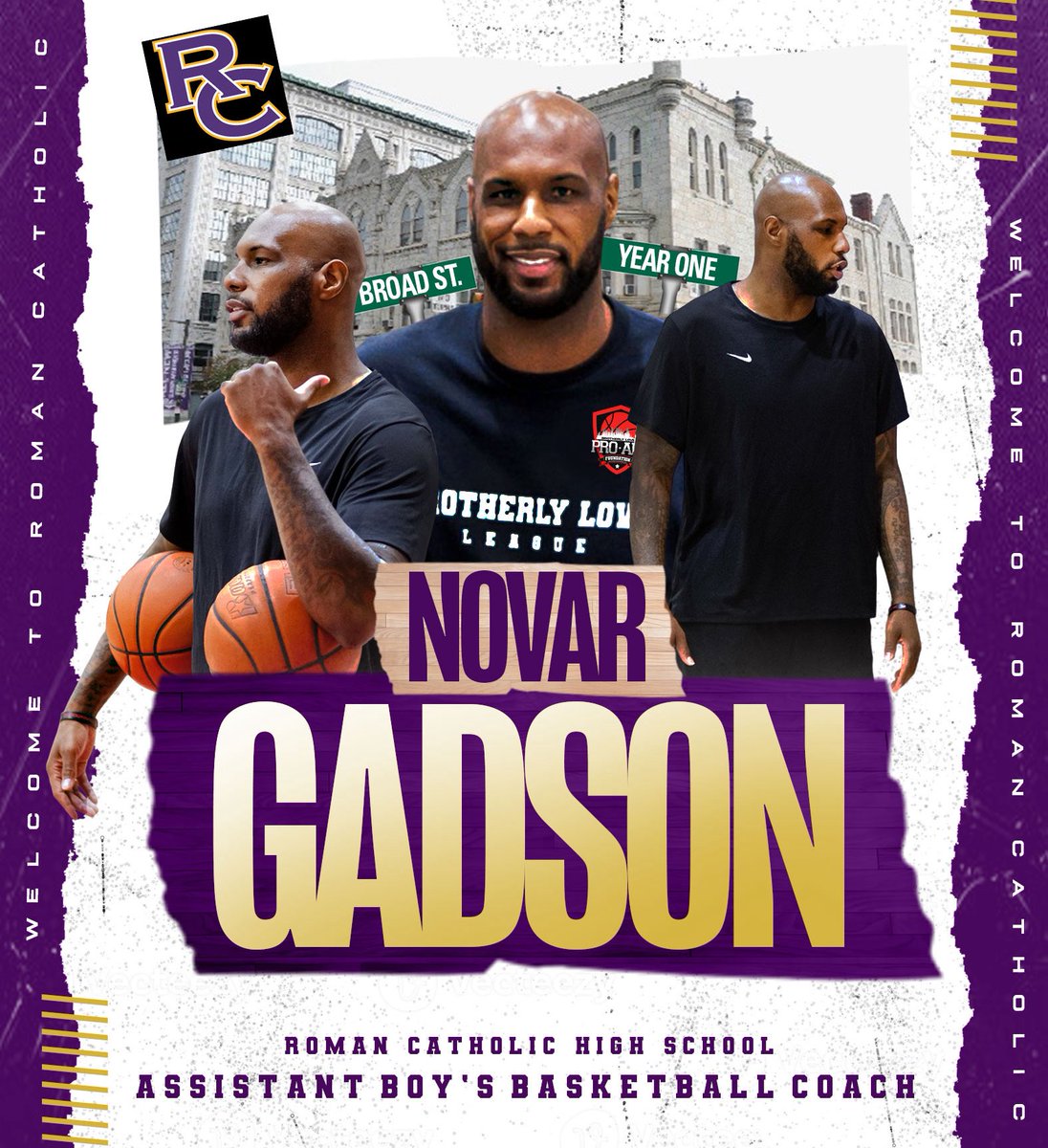 Honored and Excited to announce that I will be joining Roman Catholic coaching staff this upcoming season.

After playing professionally for the past 14 years of my life I’m grateful to be in position to pour my experience and expertise into such a historic program. - Let’s Get