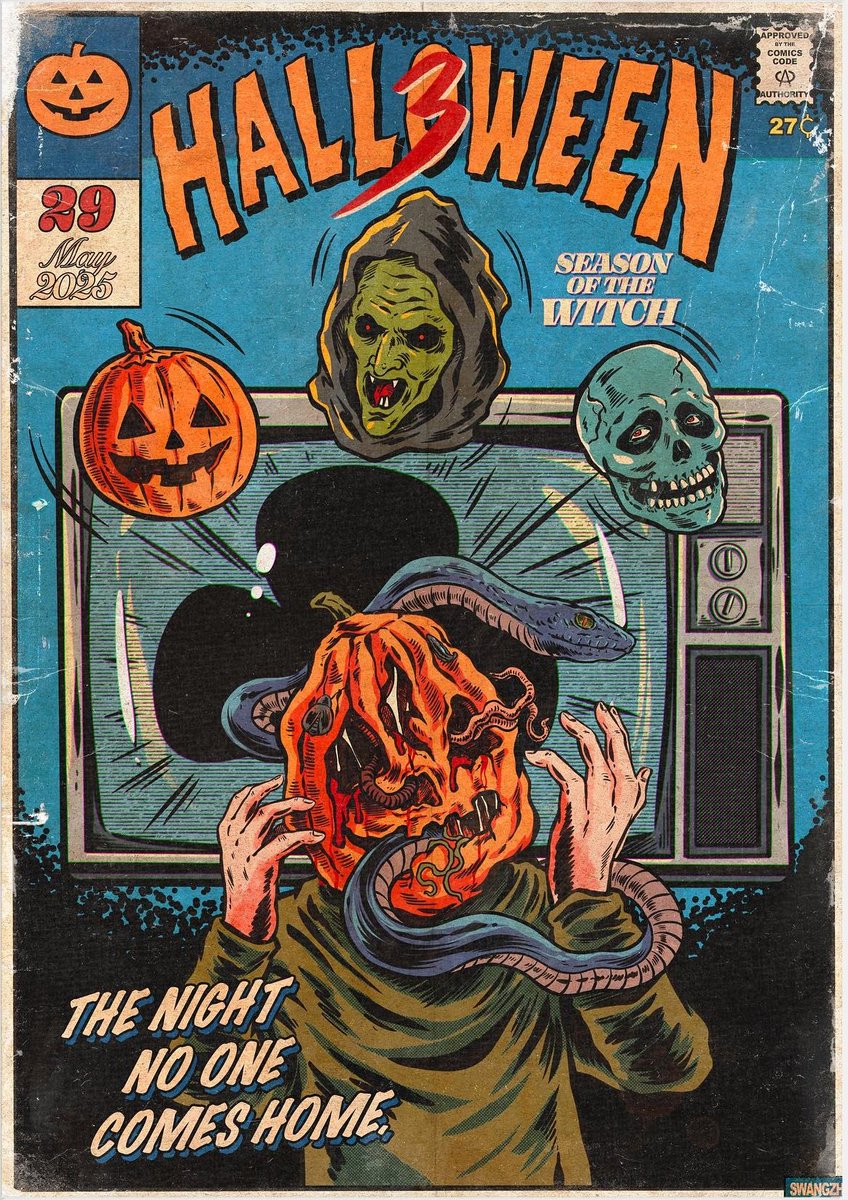 Halloween III: Season of the Witch (1982).
Art by Swangzhel.