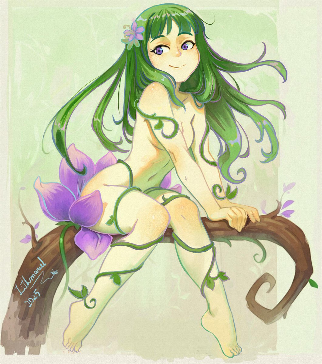 Dryad 🌿🌺

(Soon in the shop as a print)