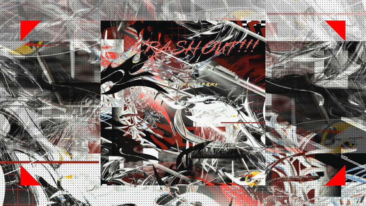 【work】
ねてろん/Neteron - CRASH OUT!!!

ねてろんさんのジャケットデザインを制作させていただきました！！hybrit trapです❤️‍🔥❤️‍🔥❤️‍🔥❤️‍🔥
カッコよすぎるので是非聞いてみてください！！！