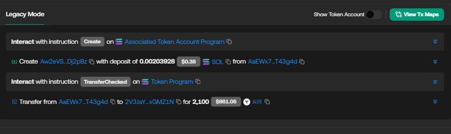 airget.app supports $AIR claims for Jupiter users. Swap history determines access.