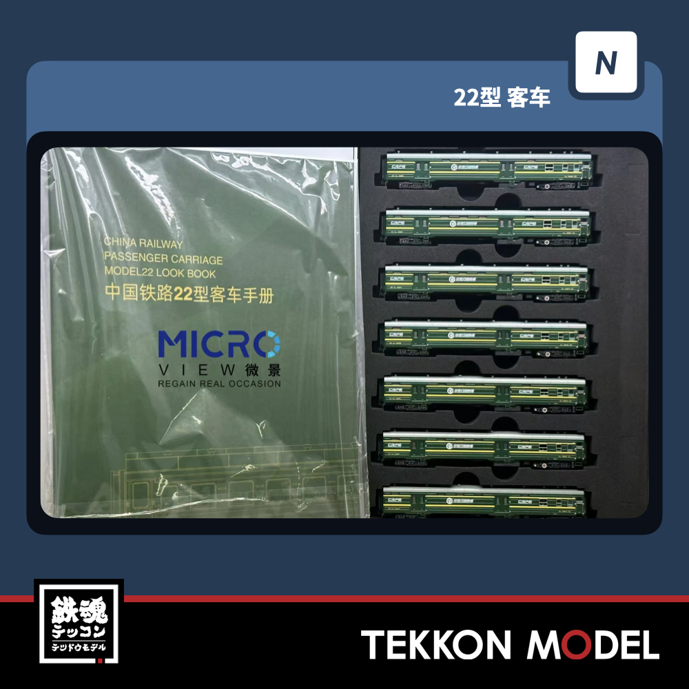 MICROVIEW 新製品 K0008 XL22型 (荷物車) X81/X82次 上海西一棠溪(広州