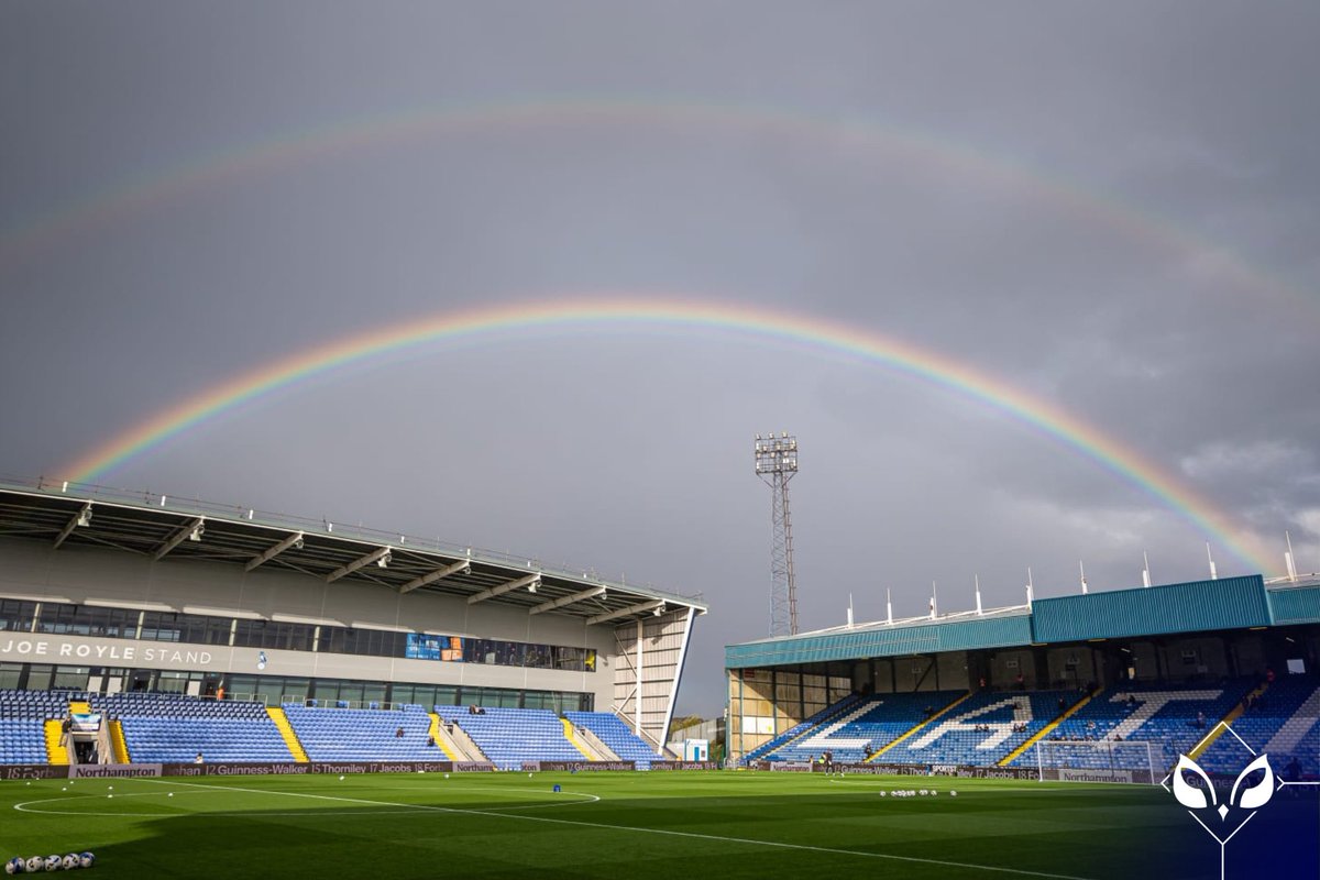 🌈 Beautiful Boundary Park.

#EmiratesFACup | #oafc
