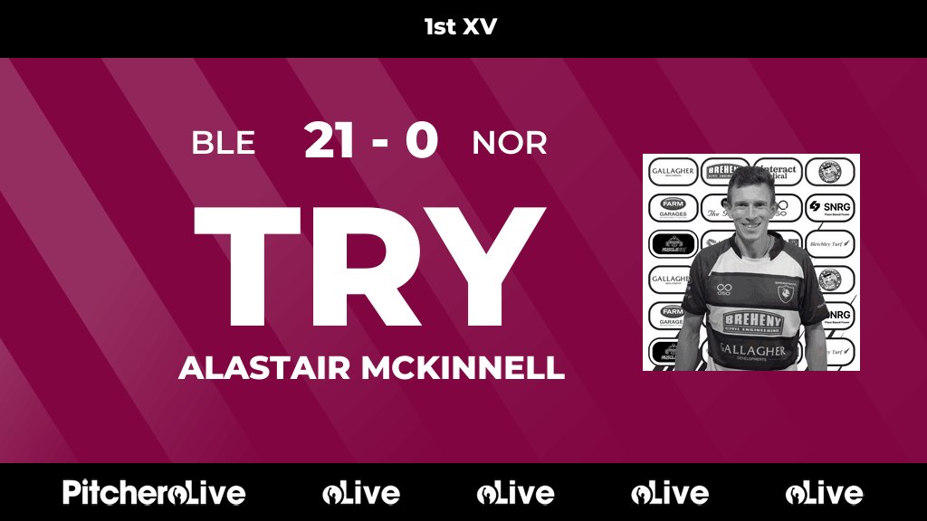 23': Alastair McKinnell scores for Bletchley 🙌
#BLENOR #Pitchero
bletchleyrugby.com/teams/105144/m…