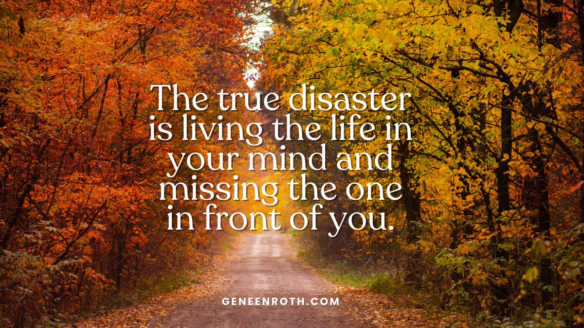 GeneenRoth's tweet image. 🍂 #SaturdayThoughts #selflove #selfcare