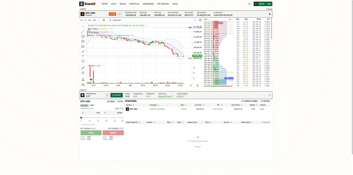 asdf201418's tweet image. 🚀 New to Web3? StandX is your safe space—learn, create, and have fun without feeling lost! #StandX #SafeWeb3 #StandXAlpha @StandX_Official