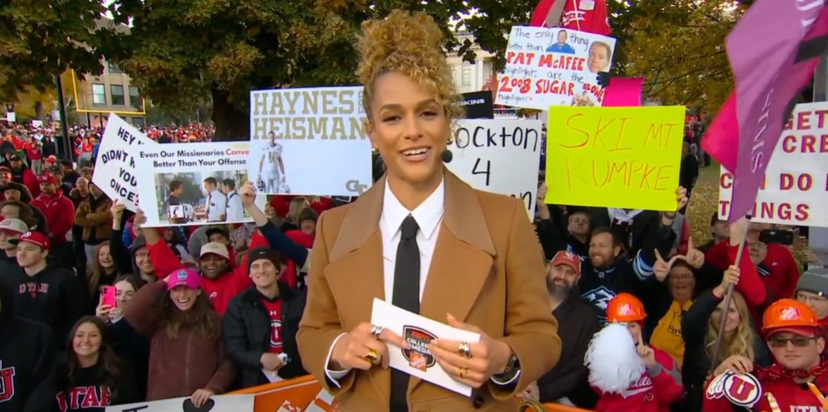 #HaynesForHeisman has made it to <a href="/CollegeGameDay/">College GameDay</a> 🐝

Shoutout to the man <a href="/erikmaday/">Erik Maday</a>