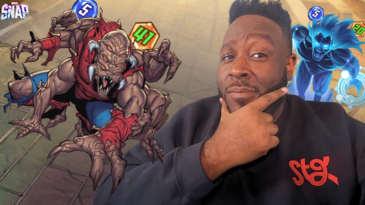 SuperTechGod's tweet image. MANNNNNN Spider will be NO JOKE this season! 
Man-Spider&amp;gt;Spider-Punk 🔗👇🏾

#MARVELSNAP #Arachnid 🕸️🕷️