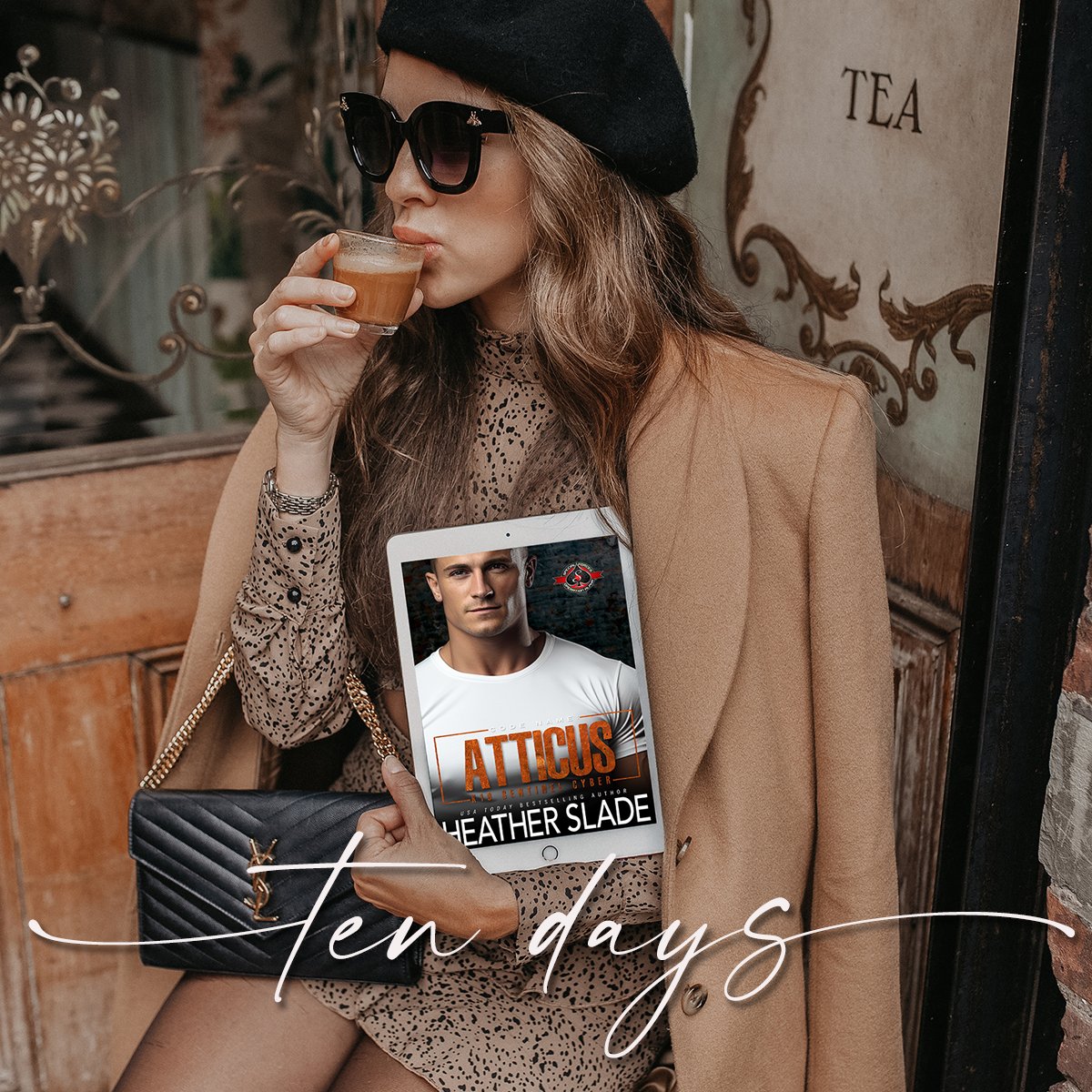 Ten Days Until Code Name: Atticus!
 
Amazon: oashort.com/s/sm_atticus_a
 
He’s the charming jokester bound by the bro code to stay away from her. She’s the brilliant prosecutor who’s carried a torch for him for years. 
 
#heatherslade #K19SC #newrelease #preorder