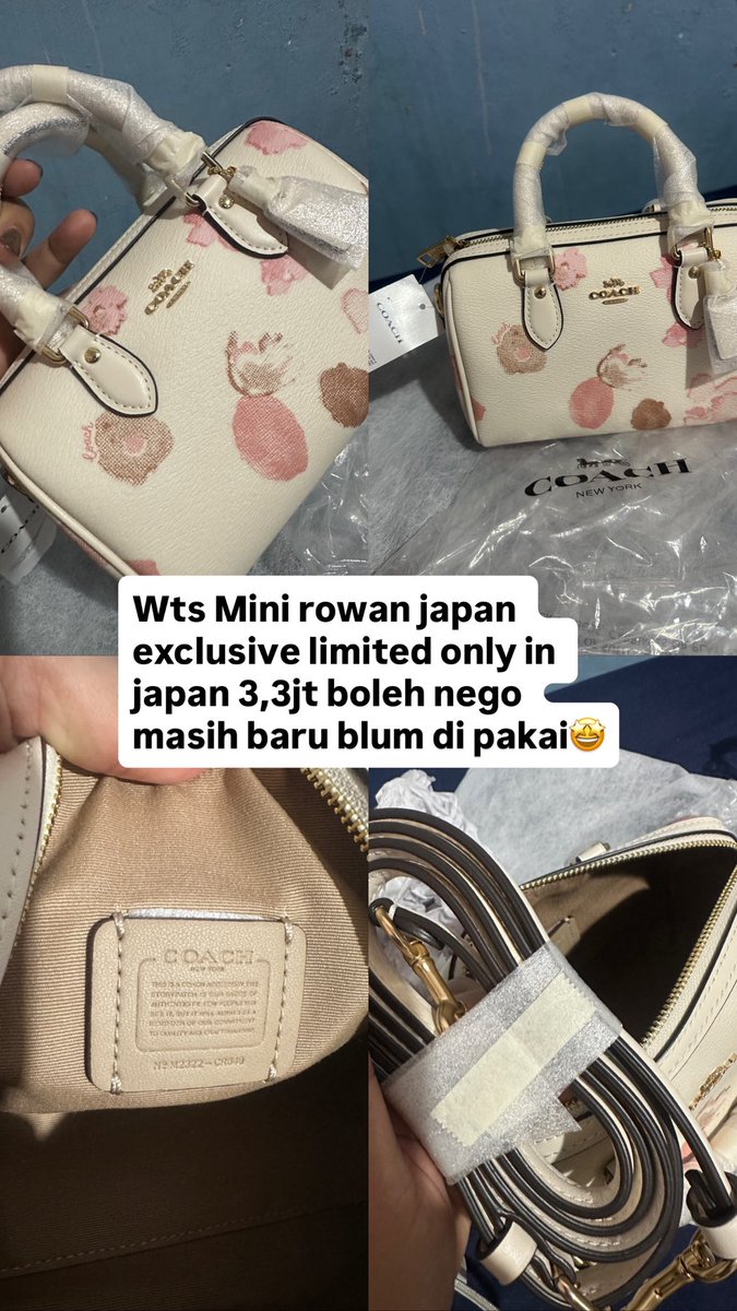 yeojwonu's tweet image. Guys aku jual coach mini rowan aku japan exclusive limited only in japan yaaa baru sampe bgt ini boleh nego gpp ajuin ajah 
#preloved #coach #prelovedbag #forsale