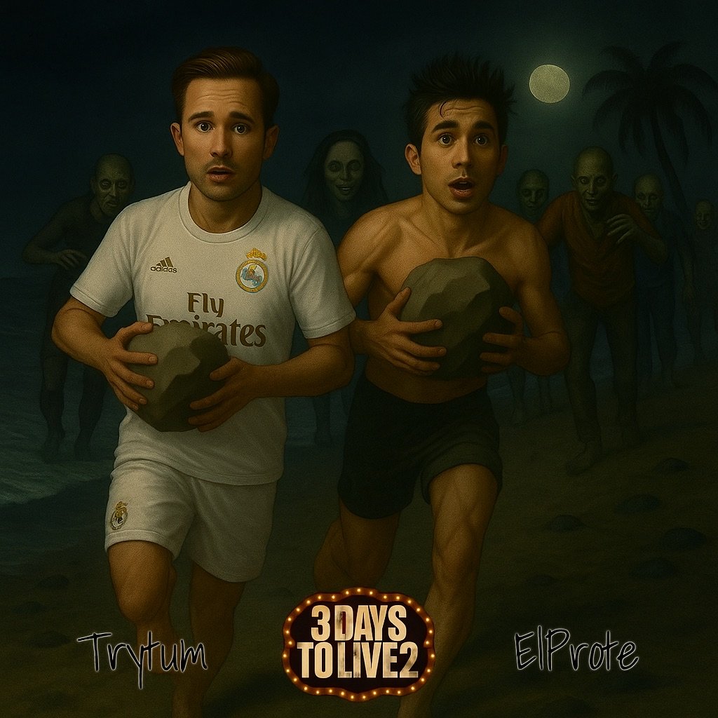 Vamos a por el dia 2 de <a href="/3daystoliveRust/">3 Days To Live 2</a>  con el <a href="/aristides_mt/">ElProte🌴</a> 

twitch.tv/trytum