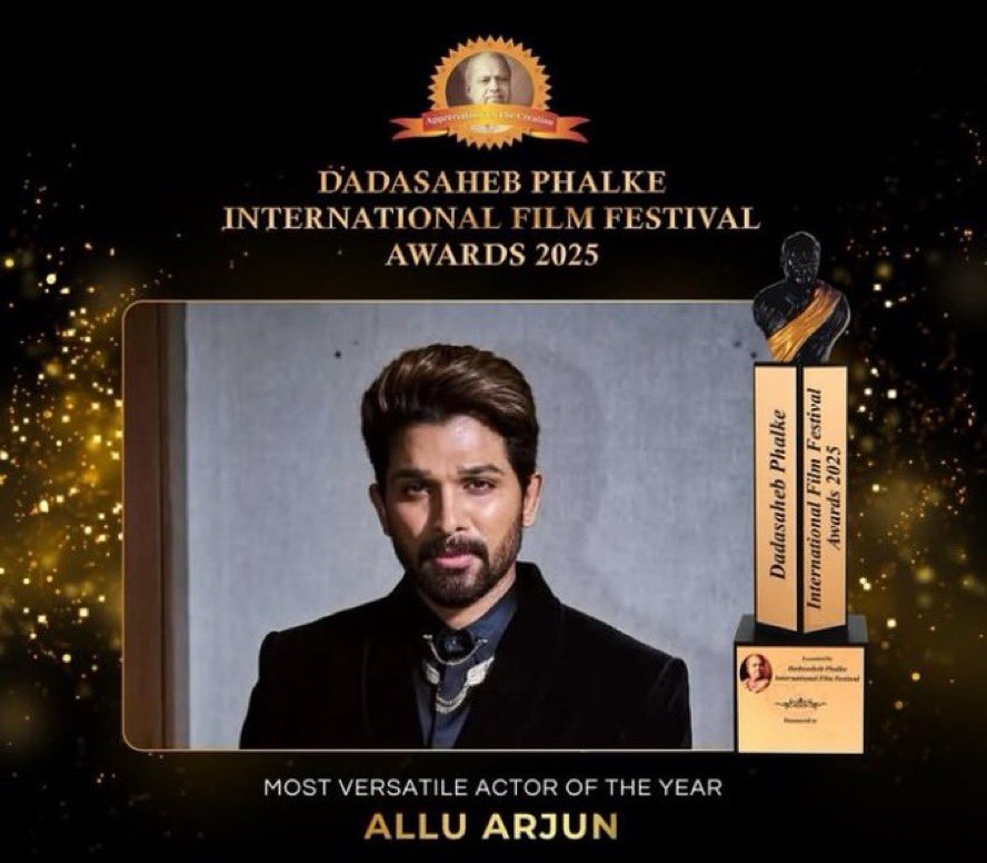 AndhraTalkie's tweet image. Congratulations @alluarjun Garu On the Winning Dadasaheb Phalke Award 🥇 

Most Versatile Actor - #Pushpa2TheRule 

G.O.A.T Actor #AlluArjun 👑 🐐