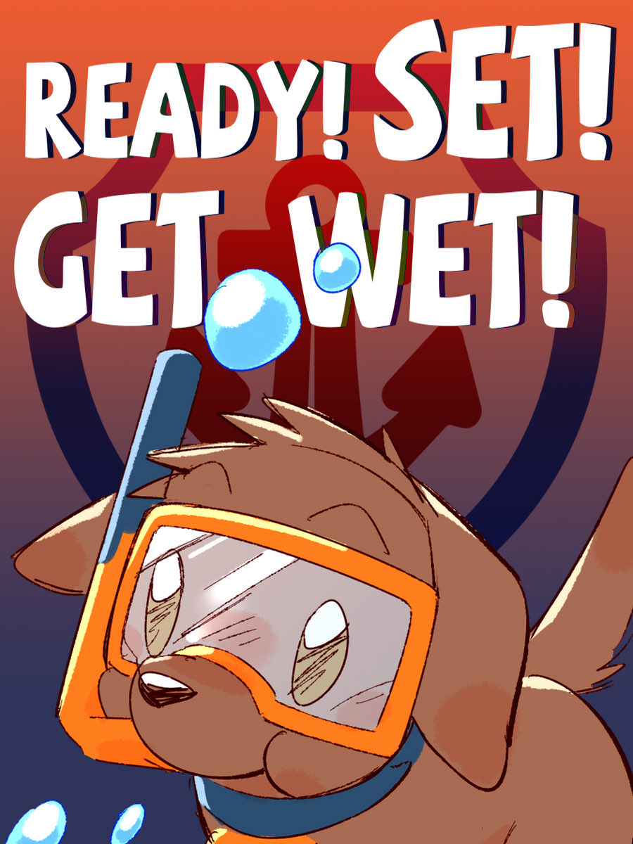 OneEndlessWorld's tweet photo. 潜入深海！
READY? SET GET WET!
跟我来！

之前方卡和贴纸制品的柄图发布
本组同狗图有六只会陆续发布哦！ https://t.co/21bUEjmRJ0