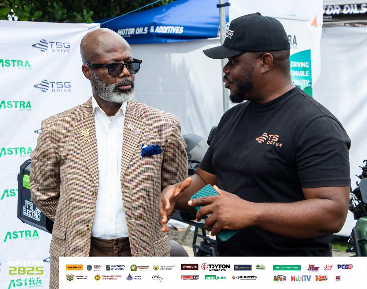 We were honored to have the CEO of Chartered Institute of Logistics and Transport (CILT) <a href="/ChiefTeete/">Chief Teete OWUSU-NORTEY FCILT, FGIPS</a> at #Ghatfair2025 - his insights and leadership elevated every conversation about mobility, logistics and change.
#Ghatfair2025 #
#futureoftransport