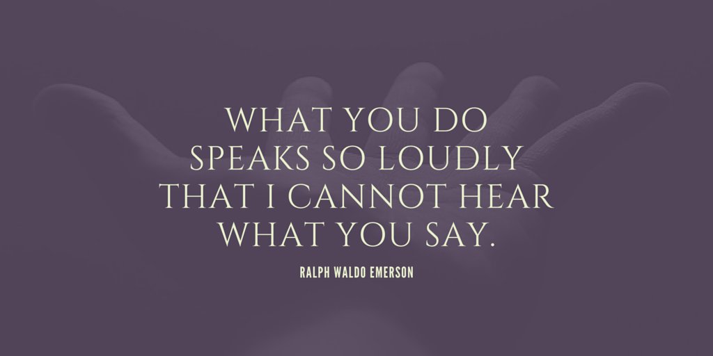 While listening to a sermon from my favorite pastor this morning , he stated this quote: "What you do speaks so loudly that I cannot hear what you say."

As Christians, do we walk the walk or just talk the talk? 
youtu.be/JEEyY6rmhdQ?si…