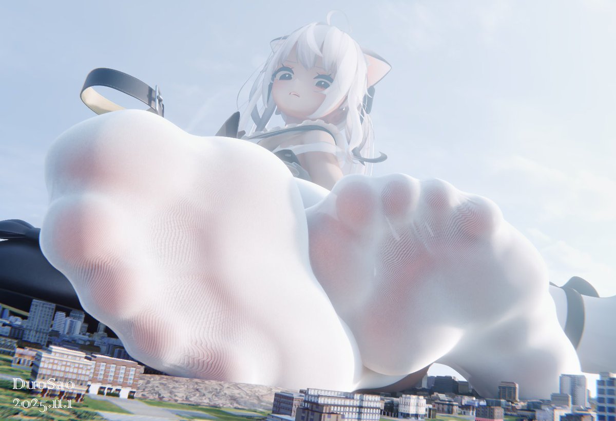 DuosaoChou's tweet image. gift for @Nexusnoya0
also thank @Nature346129 and @EElRein for their help
#巨大娘 
#Giantess
