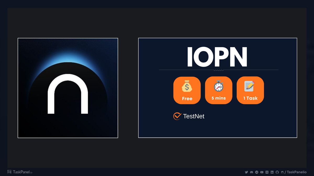 taskpanelio's tweet image. IOPn Airdrop Tasks 🆔

Join the testnet for IOPn, the Layer-1 project focused on digital identity and RWAs!

Mint the &quot;Genesis Badge,&quot; farm points, and secure your spot for the airdrop.

📝Tasks: Genesis Badge, Xeet (Content) 
💰Cost: Free 
⏱️Duration: ~5 Mins

Guide below 👇…