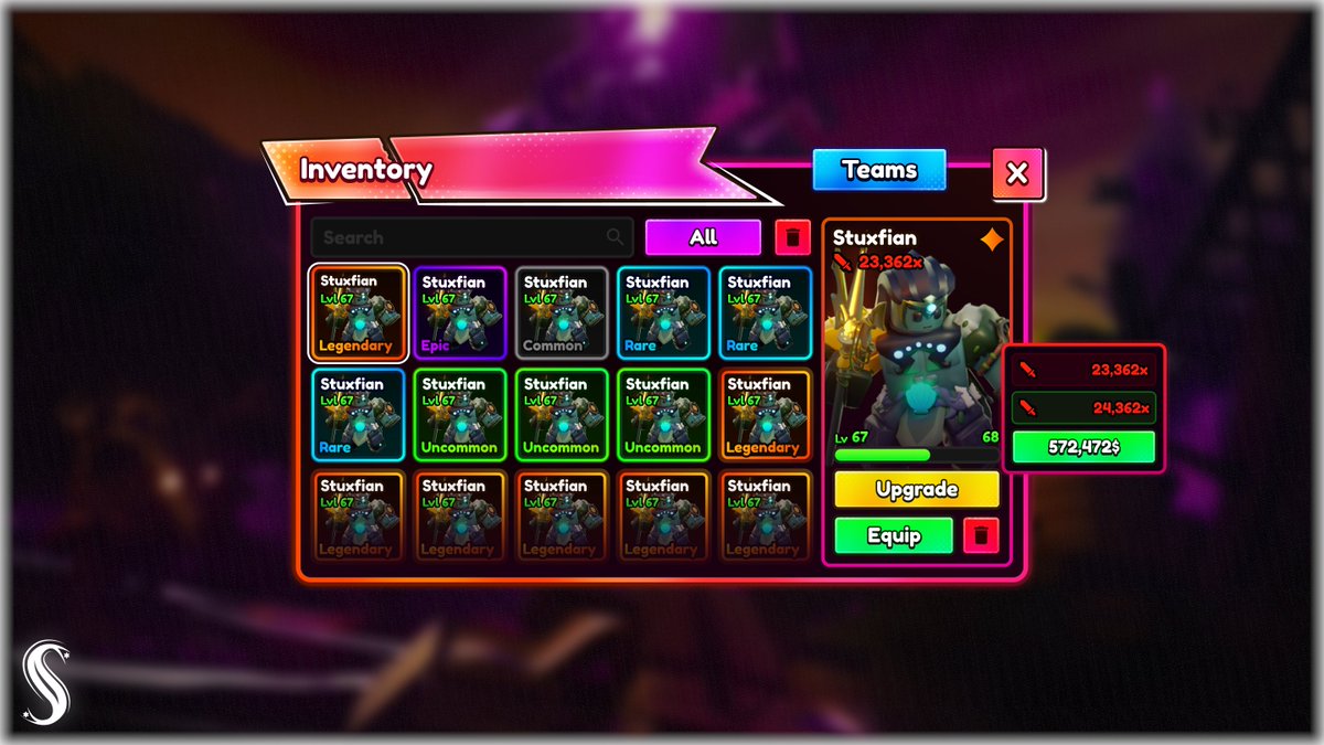 Stuxfian's tweet image. ⚡made a inventory frame!
❤️ + 🔁 is appreciated!
📨discord: stuxfian
#robloxuidesign #robloxui #roblox #RobloxDev