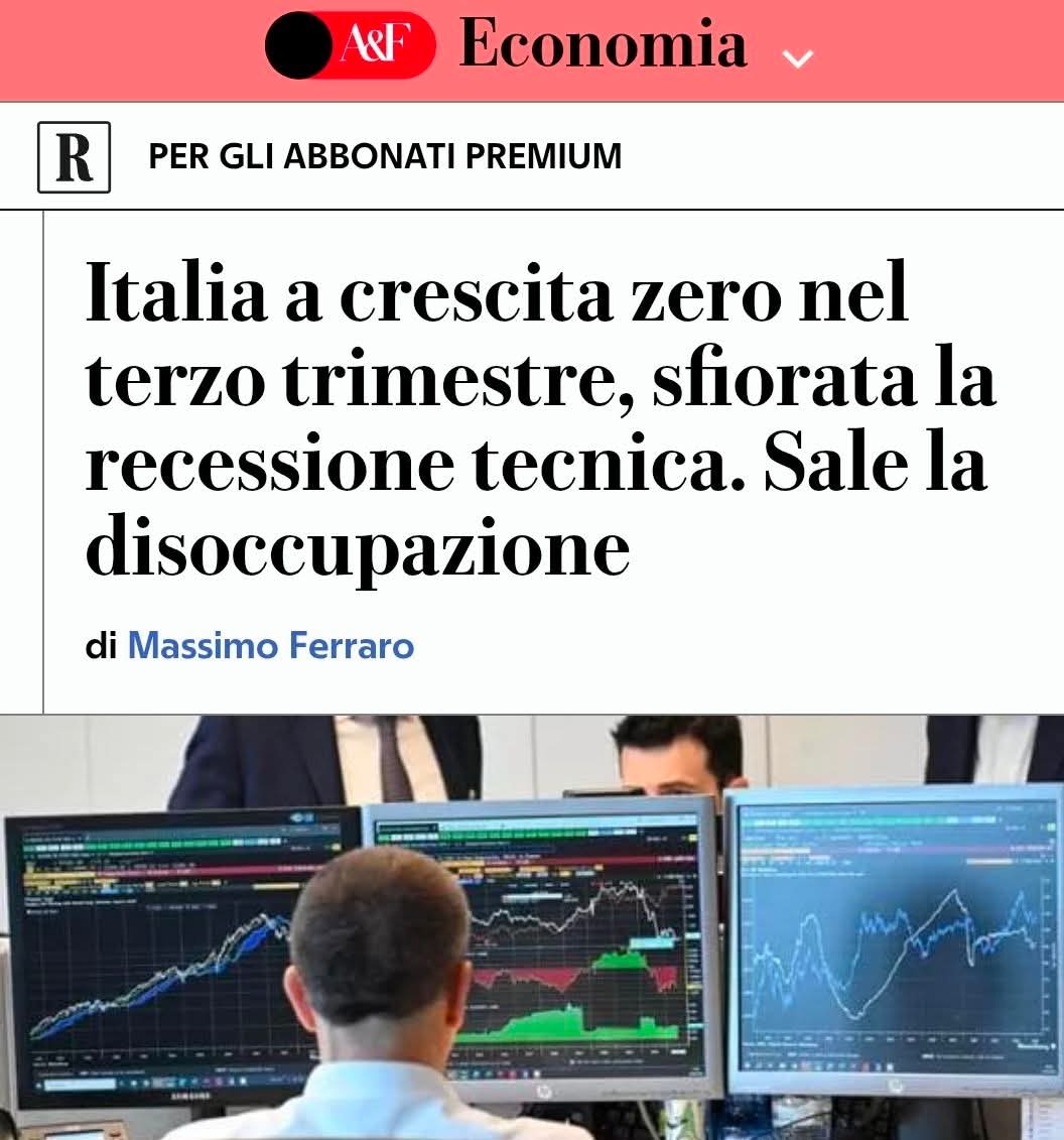 MaurizioSa96584's tweet image. STANNO SFASCIANDO TUTTO...

🔴 La propaganda si scontra, prima o poi, con i numeri e la realtà, siamo fermi.  Senza il  #PNRR, portato da #GiuseppeConte, che tra l&apos;altro stanno spendendo male, saremmo già in recessione da tempo.
.
#GovernoDellaVergogna
#GovernoDiPagliacci
.