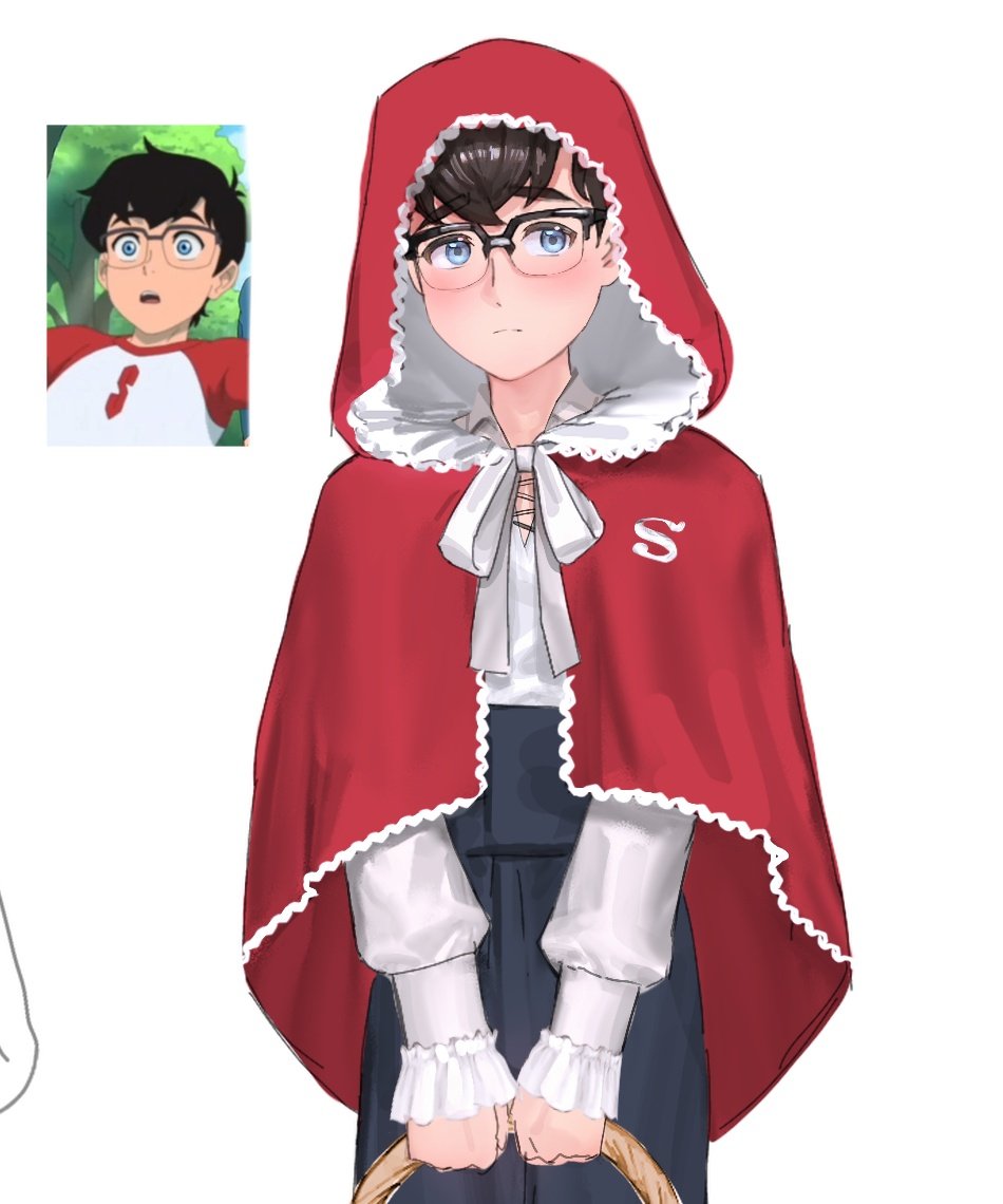 Illuzyne's tweet image. Little Red Clark 🧺❤️