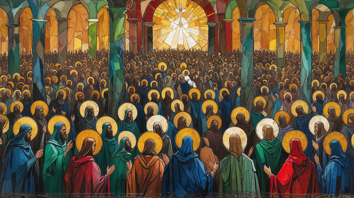 “We should not only want to be with the saints, we should also hope to possess their happiness”
                              -St Bernard of Clairvaux

Happy All Saints’ Day