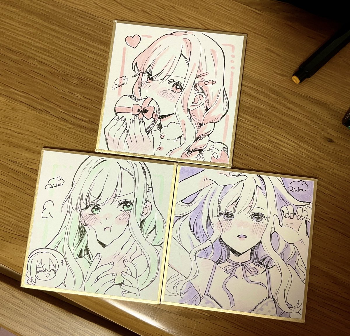 自己満で描き始めて楽しくなってきて増えた