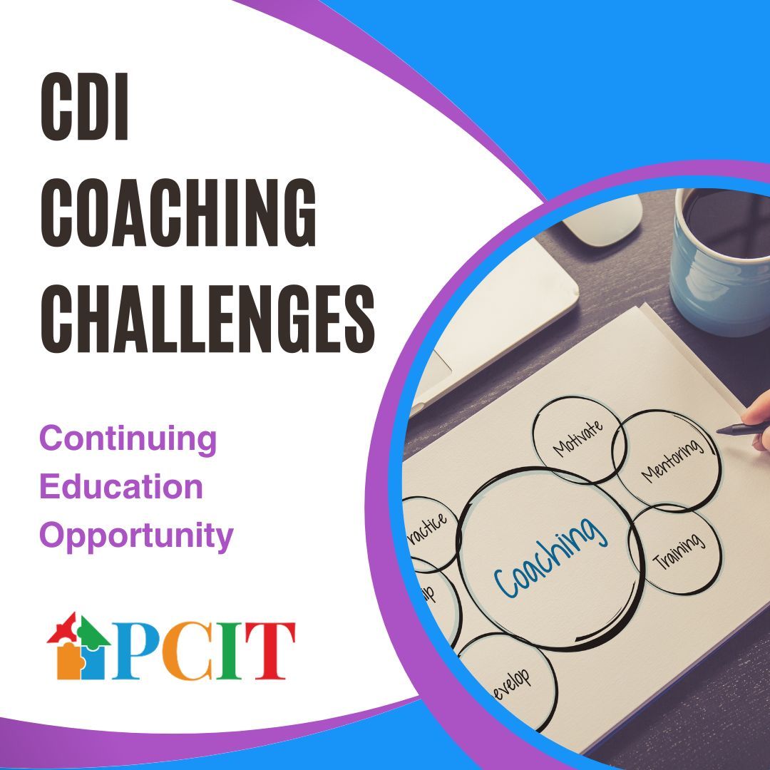 Did you know we have 18 PCIT CE Programs on our website? CDI Coaching Challenges guides clinicians in problem solving the most common behavioral challenges which might occur in the first phase of PCIT. All presentations are approved by APA and NASW. parentchildinteractiontherapy.com/continuing-edu…