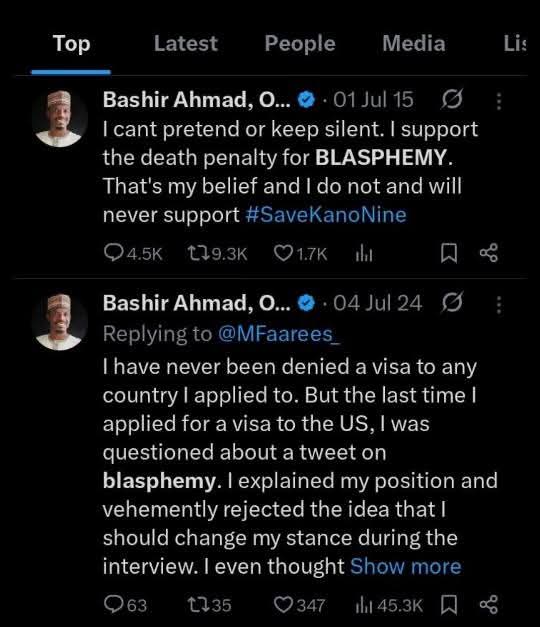 Over 614, 000 Nigerians were murdered in under one year; 2.2million Nigerians were kidnapped and N2.2trillion ransom paid in under one year 

<a href="/SenTedCruz/">Senator Ted Cruz</a> <a href="/SecRubio/">Secretary Marco Rubio</a> please take note of this <a href="/BashirAhmaad/">Bashir Ahmad, OON</a> and <a href="/Waspapping_/">Sarki.</a> are part of the ones promoting the evil.