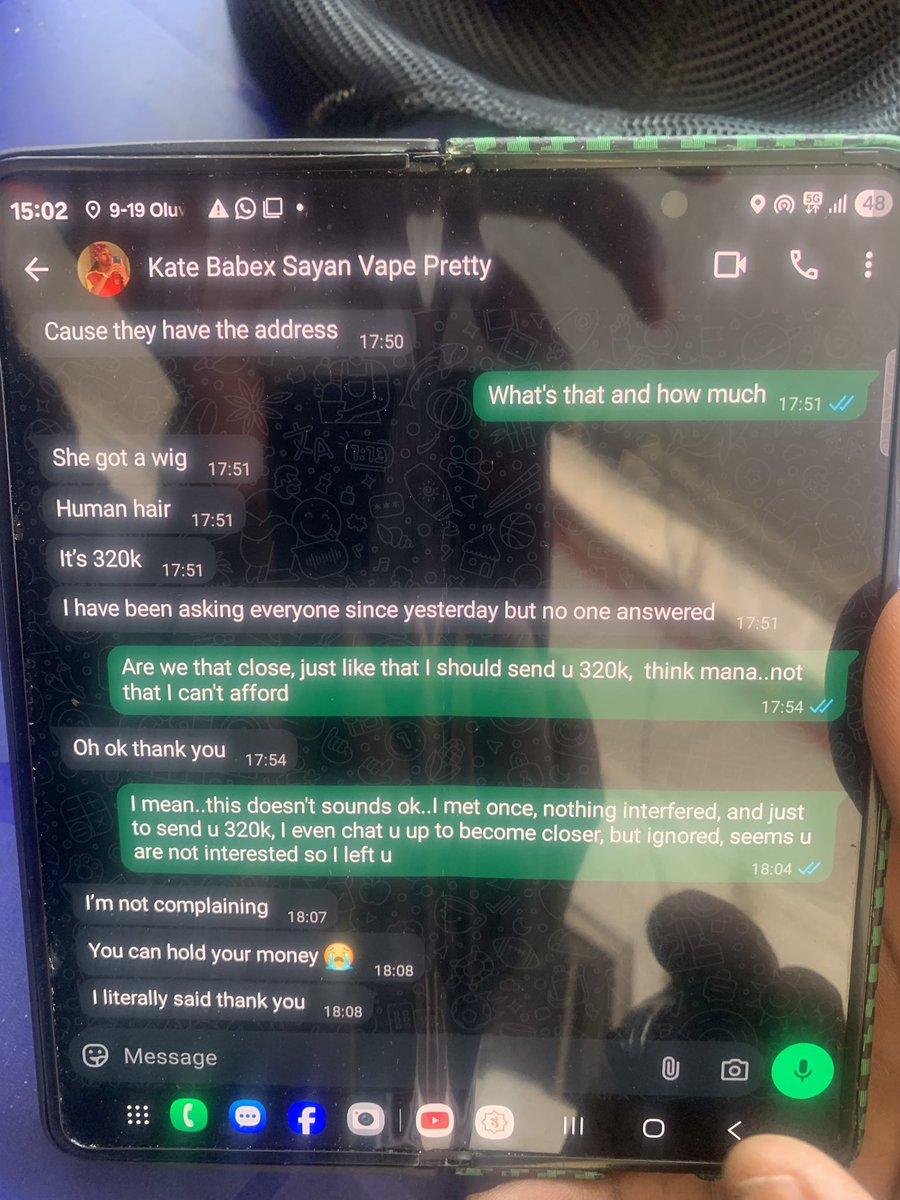 This babe get balls sha, but I show her say, for inside “WOMAN” “MAN” dey!! 😏