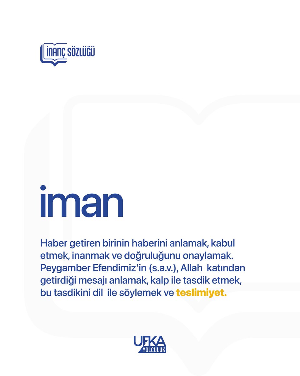 📍Bu ayın kavramı “İman” ✨️

#13ufkayolculuk