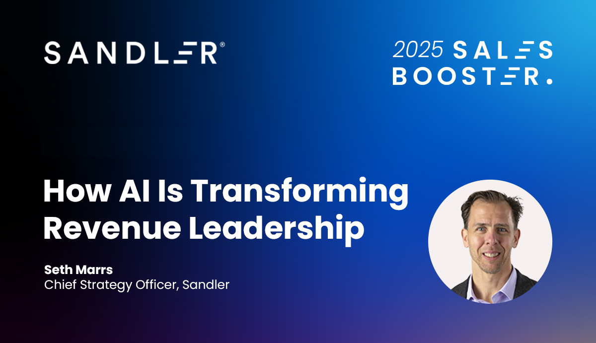 Sales teams can now drive growth with F1-level efficiency and effectiveness. By leveraging AI to reduce non-selling tasks and boost productivity, sales professionals are unlocking extra capacity to win more deals.

More at sandler.com/blog/ai-and-sa…

#SalesInnovation