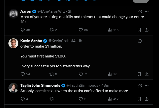 When your feed lines up perfectly 🔥

Make more offers.  

<a href="/IAmAaronWill/">Aaron</a> <a href="/KevinSzabo14/">Kevin Szabo</a> <a href="/TaylinSimmonds/">Taylin John Simmonds</a>