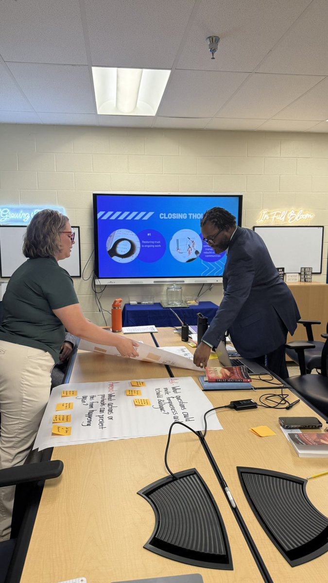 “We cannot single-handedly either create or sustain many of the things we care about most.” —Megan Tschannen-Moran, Trust Matters

Leadership is a team sport…

#Leadership #Team #trustmatters #RestorativeLeadership #RealMenTeach #pgcps <a href="/KetteringMiddle/">Kettering Middle School</a> <a href="/PRINCIPAL_KMS/">Lakeishia Strother</a> <a href="/pgcps/">PGCPS</a>