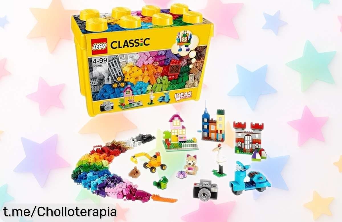 Chollosterapia's tweet image. 🍀 ¡Oferta LEGO Duplo 1+! Caja de ladrillos para peques que estimula su creatividad. Antes 44,99€, ahora 26,99€ 🧱👶 amzn.to/3JdVzl3 #LEGO #Duplo #Oferta