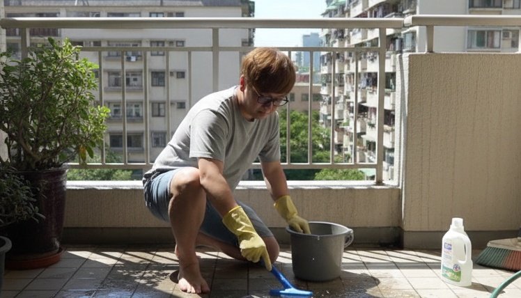 ベランダ…洗、ゥw