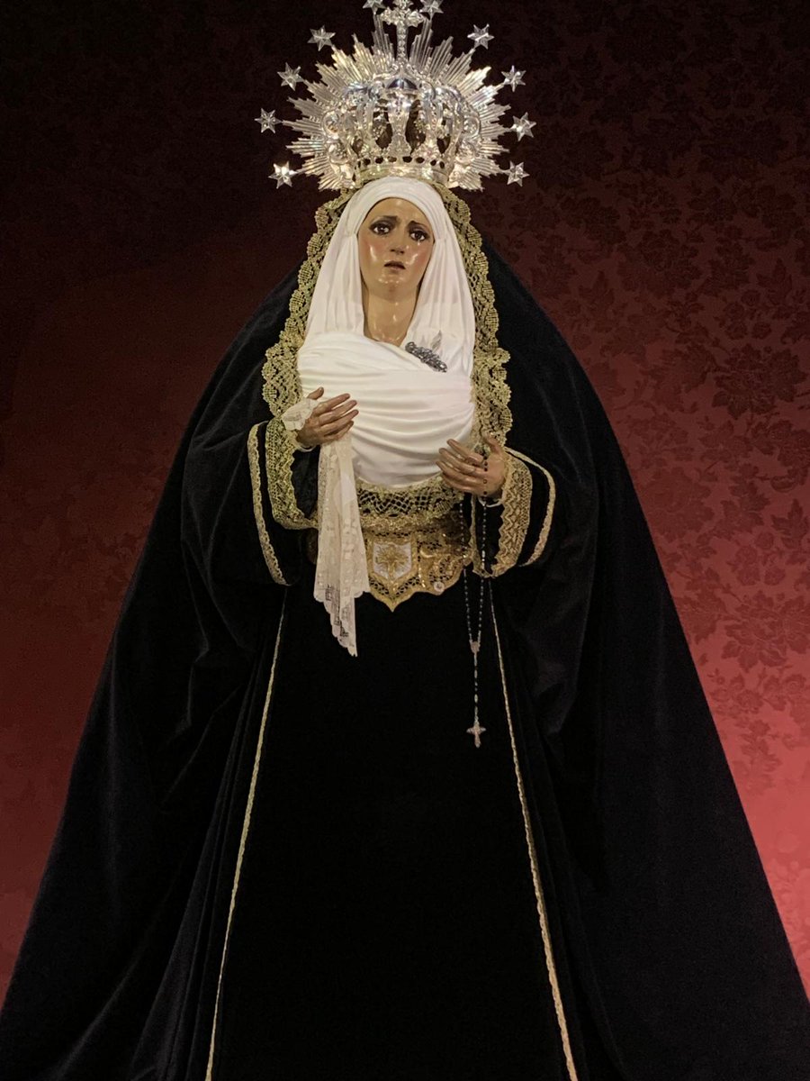 🟢 NOVIEMBRE🟢

Nuestra Bendita Titular de María Stma. del Mayor Dolor en su Soledad ataviada de Luto para la Festividad de los Fieles Difuntos.