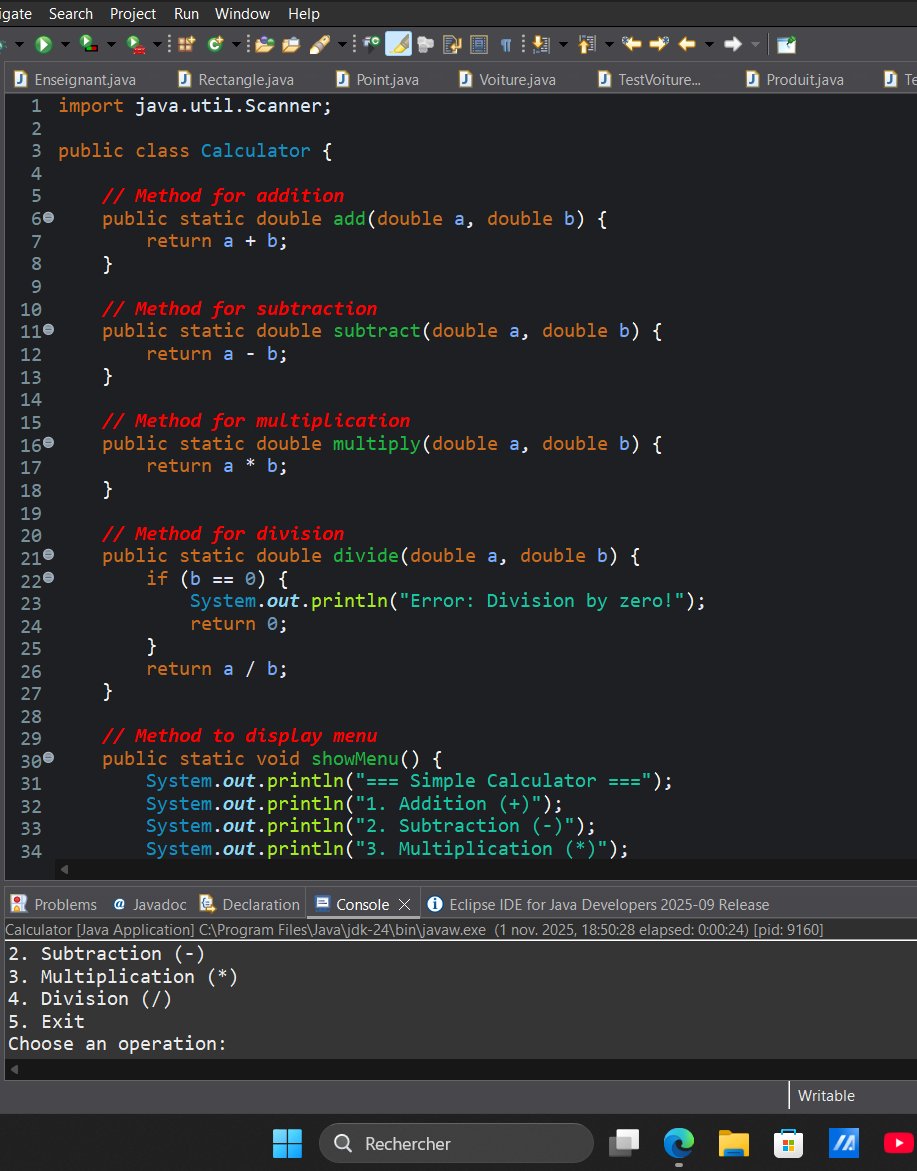 darkkk_121's tweet image. ✅Day 7 of #100DaysOfCode
=> Functions day! Created reusable methods for clean code. Rebuilt my calculator using methods. Feeling closer to real OOP. #Java #LearnInPublic #Coding #BuildInPublic