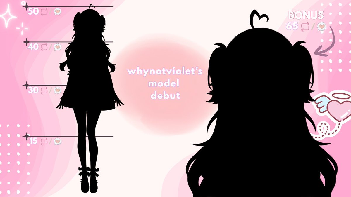 ︵‿︵‿୨♡୧‿︵‿︵
⋆｡˚୨ 𝙈𝙊𝘿𝙀𝙇 𝙍𝙀𝙑𝙀𝘼𝙇 ୧˚｡⋆
I can't wait to meet you 😇🩷
⤷ like goal/retweet: 65!
⤷ help reveal my model by liking and retweeting (˶˃ ᗜ ˂˶)
: ̗̀➛ customizable model by <a href="/senmaku_/">煎卷 CustomizableModel OUT NOW💗</a> ♡