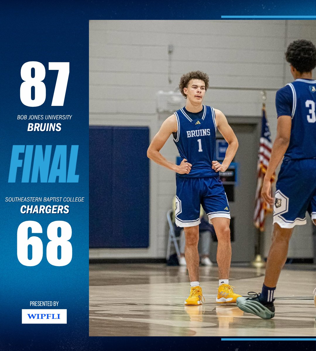 It's a good day for the first win of the season for the Bruins! 🐻🏀