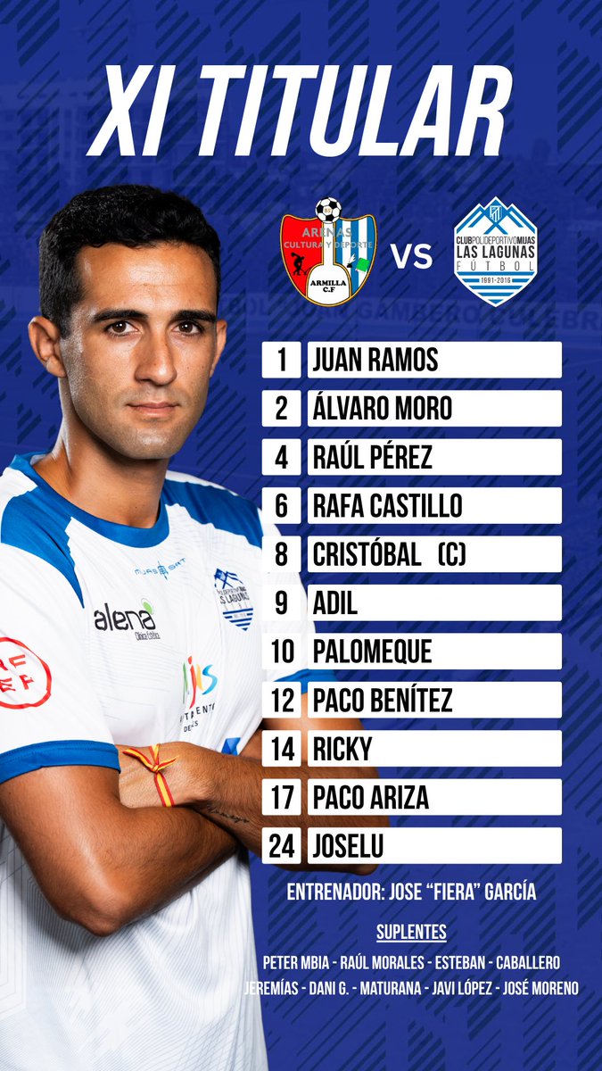 𝐍𝐔𝐄𝐒𝐓𝐑𝐎 𝐗𝐈 𝐏𝐀𝐑𝐀 𝐇𝐎𝐘 🆚 <a href="/ArenasOficial/">Arenas Armilla CyD</a> 

#JuntosCrecemos #VamosLagunas 🤍💙