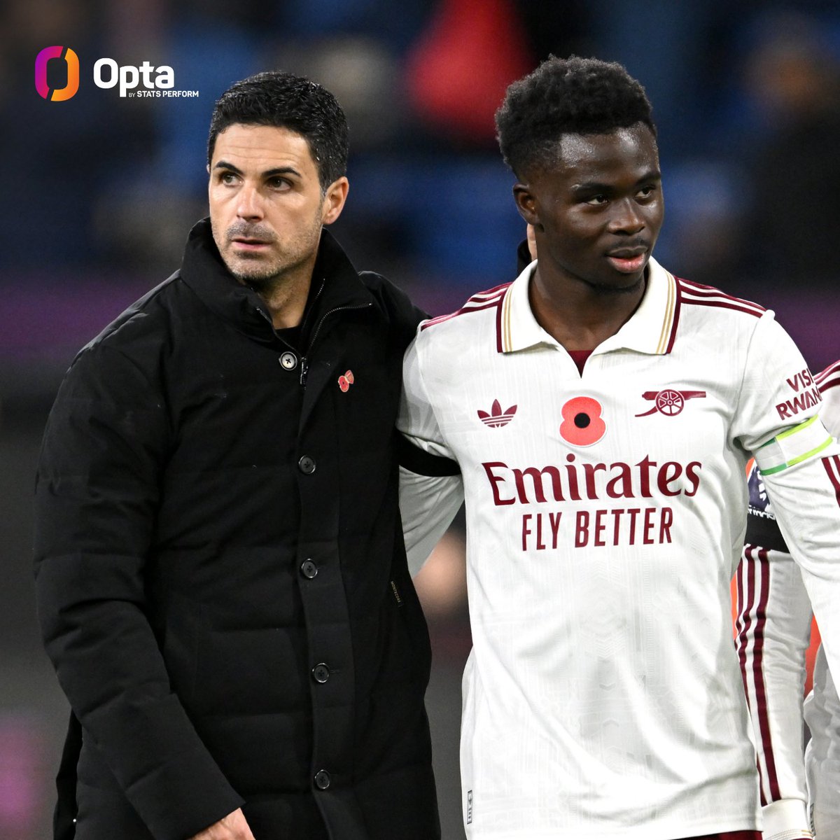 OptaJoe's tweet image. 7 - Arsenal have won seven consecutive games without conceding in all competitions for just the second time in the club’s history, previously doing so between September and October 1987 (also a run of 7). Serious.