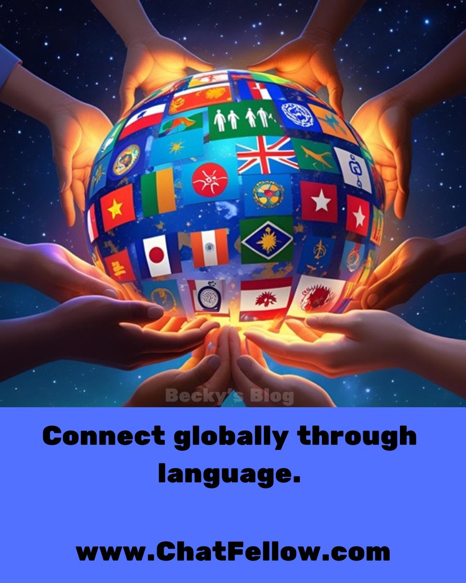 BeckysEcards's tweet image. 🌍✨ Connect Globally Through Language

Every word you learn builds a bridge.
Every language opens a new world.
Language isn’t just a skill —
 it’s your passport to connection, culture &amp;amp; opportunity.

Start learning. Start connecting. 🌐💬
#LearnLanguages #GlobalConnection