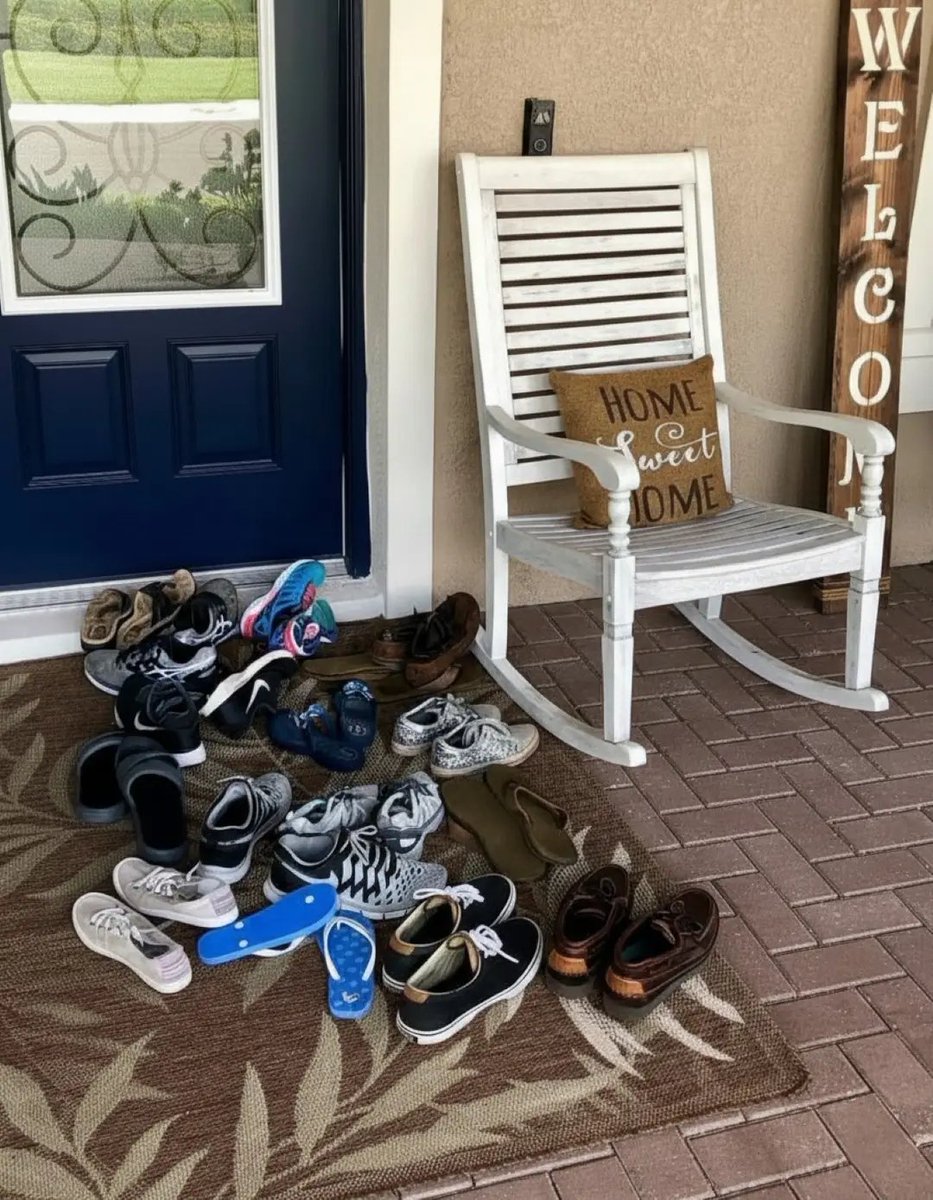 fopminui's tweet image. &quot;I came home tired, arms full of groceries—then stopped on the porch.

Shoes.

A glorious, messy pile of them — sneakers, slides, flip-flops. Not one or two, but dozens, scattered across the steps.

And I just stood there, smiling. Because I knew what it meant.

It meant the…