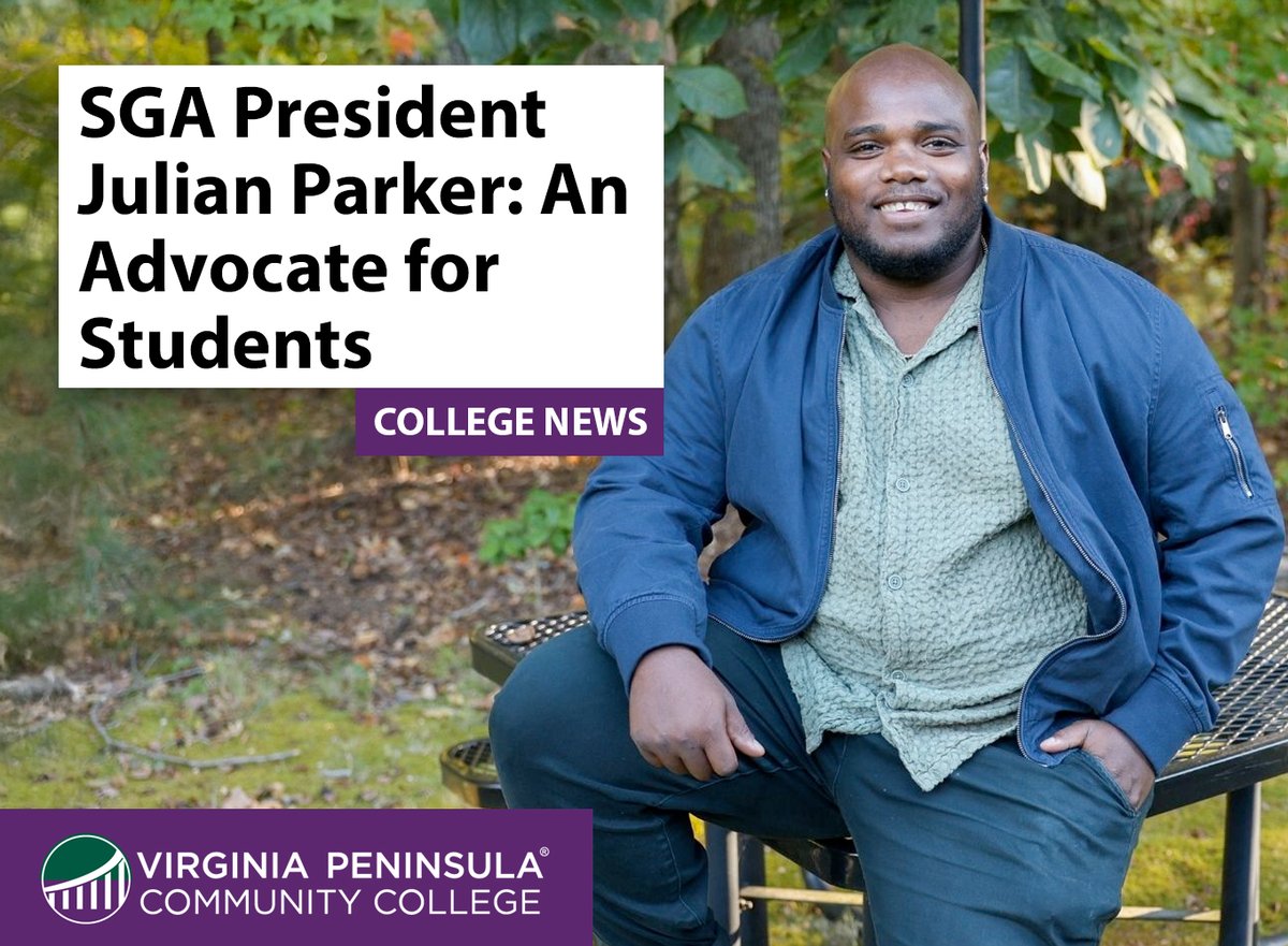 SGA President Julian Parker: An Advocate for Students hubs.li/Q03R8xCx0 #vpccva #gatorfamily #hamptonroads #communitycollege