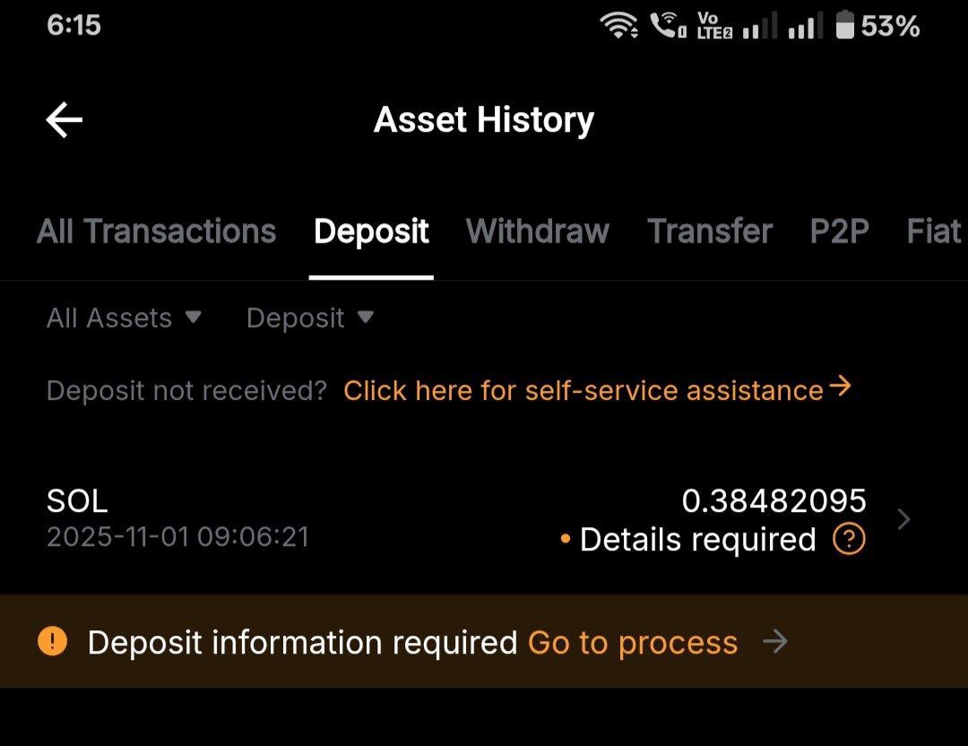 Mijan2k3's tweet image. “I have a problem 🥹 I sent SOL from my C Wallet to Bybit, but the deposit hasn’t gone through successfully.”
