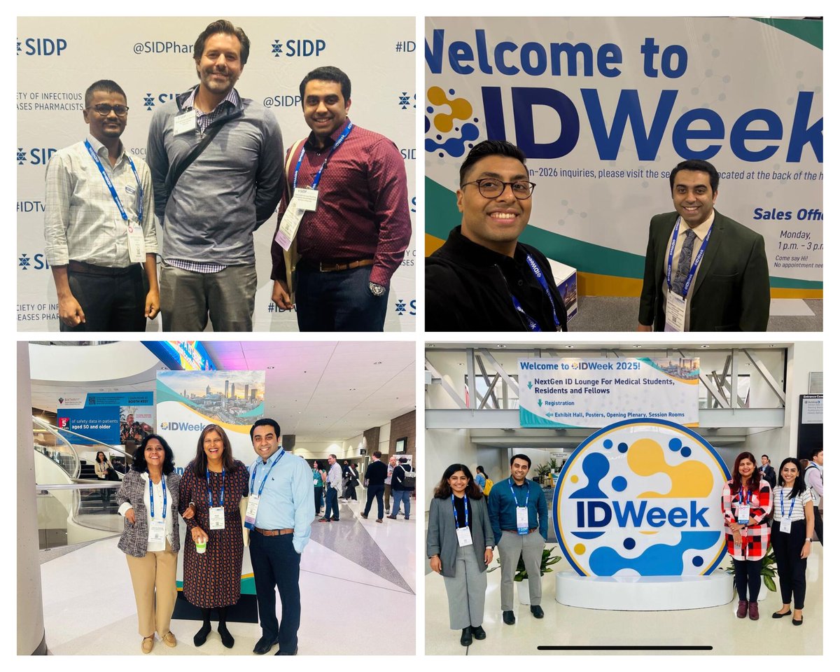HishamZenith's tweet photo. 🤝 Great to meet friends and colleagues in ID and AMS during the IDWeek 2025
#GlobalID #infectiousdiseases #AMS #antimicrobialstewardship #clinicalpharmacist #IDWeek2025 https://t.co/K9SmrZD3t4