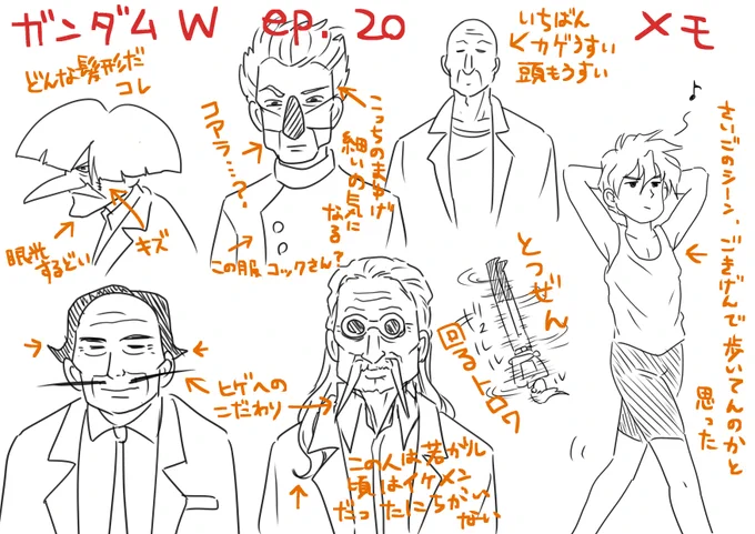 5人の製作者がどのガソダム作ったんかいまだにわかってないんだけどキャラデザインがどういうことなのか謎すぎて面白い 