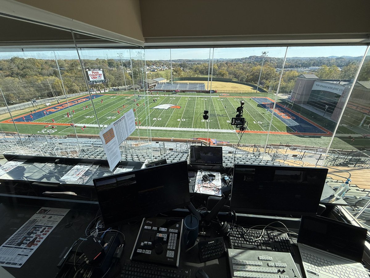 Consequential November football. <a href="/cnfootball/">Carson-Newman Football</a> v. Catawba at 1. 

Join <a href="/DavidNeeds/">David Needs</a>, <a href="/LeanndaCavalier/">Leannda Cavalier</a>, <a href="/Andrew_Rogers35/">Andrew Rogers</a>, <a href="/rheannadecrow/">Rheanna DeCrow</a>, <a href="/mattmscalzo/">Matt Scalzo</a> and I at noon. 

📻  <a href="/Joy620WRJZ/">Joy620</a> 
📺  <a href="/FloCollegeFB/">FloCollege | Football</a> 
📱 cneagles.com/live 
👀 booth cam youtube.com/live/jpqmw4Usp…